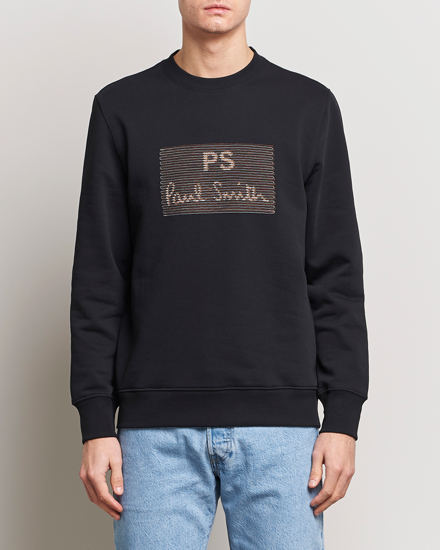 Herre | Klær | PS Paul Smith | PS Crew Neck Sweatshirt Black