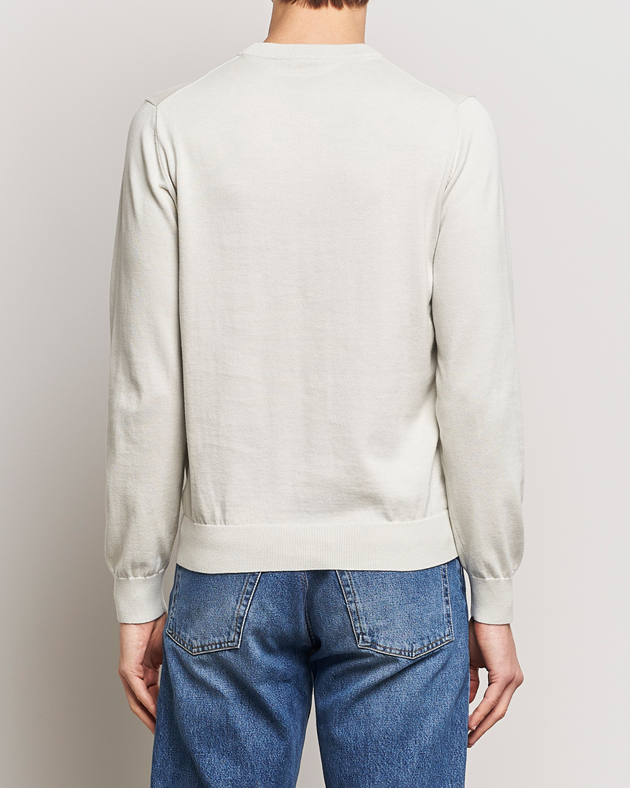 Herre | Gensere | PS Paul Smith | Zebra Cotton Knitted Sweater Washed Grey