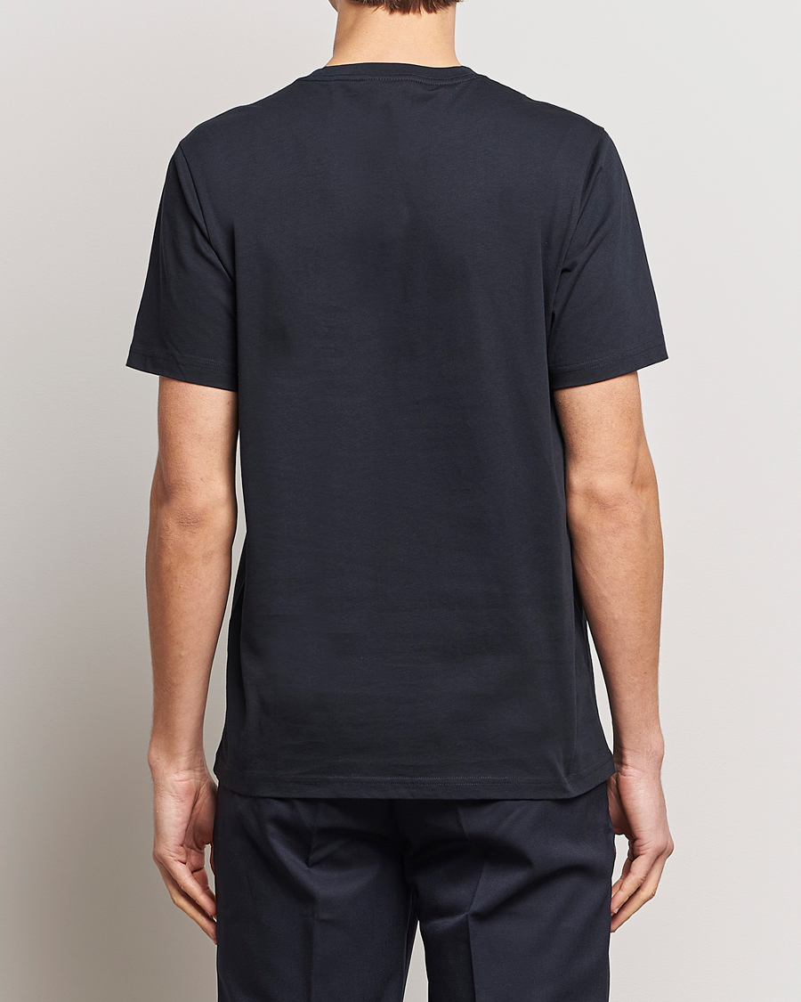 Herre | T-Shirts | PS Paul Smith | Robot Crew Neck T-Shirt Navy