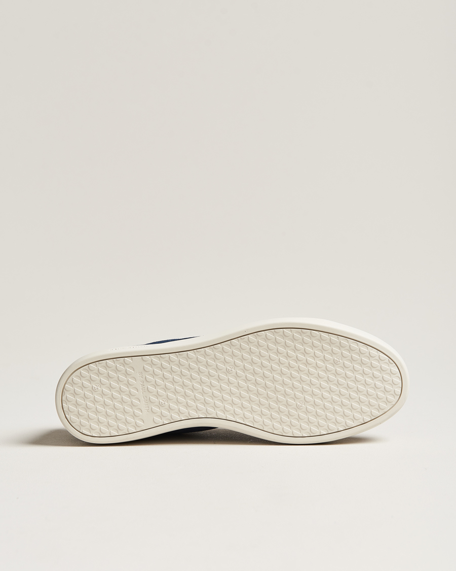 Herre | PS Paul Smith Lee Cap Toe Suede Sneaker Navy | PS Paul Smith | Lee Cap Toe Suede Sneaker Navy