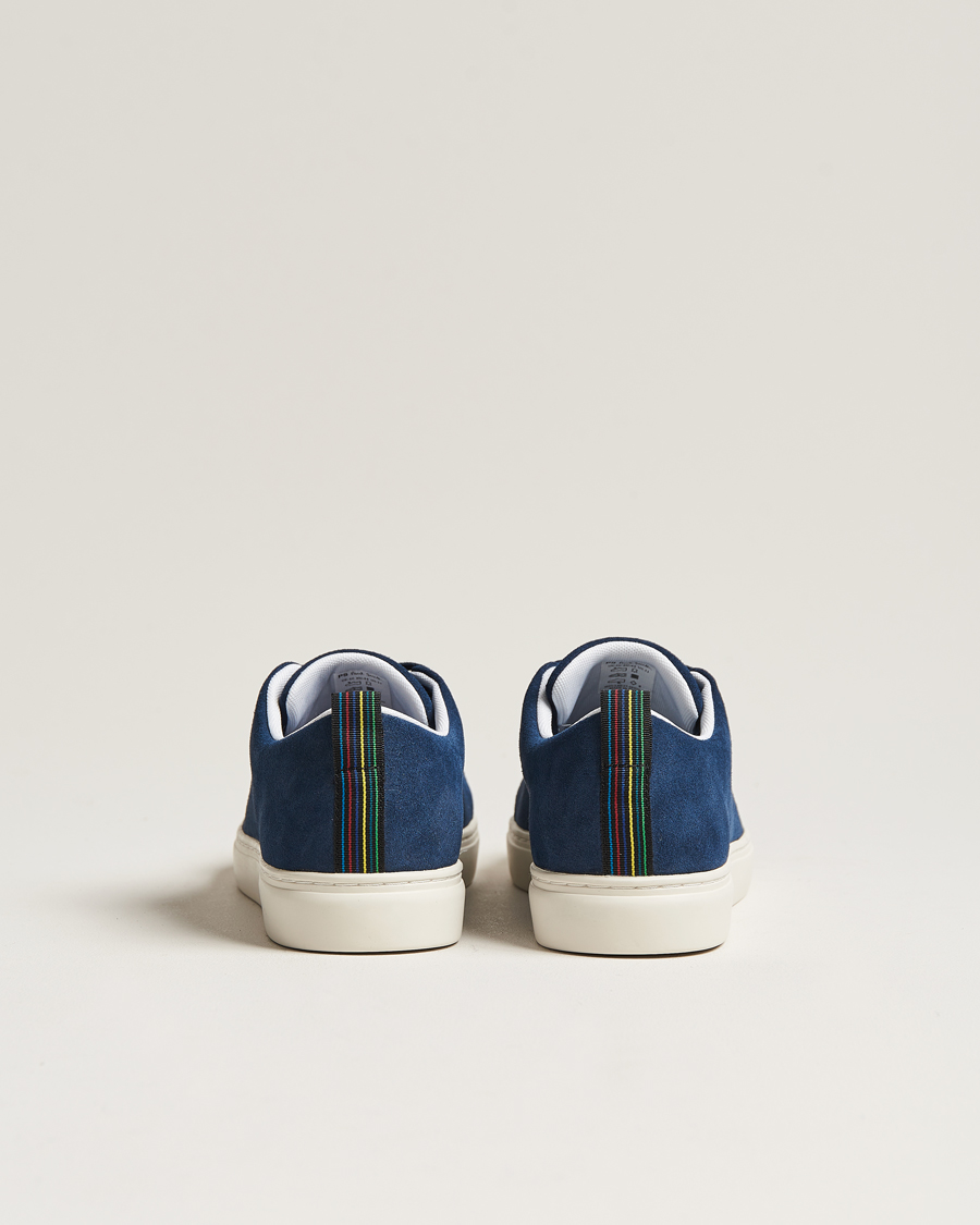 Herre | PS Paul Smith Lee Cap Toe Suede Sneaker Navy | PS Paul Smith | Lee Cap Toe Suede Sneaker Navy
