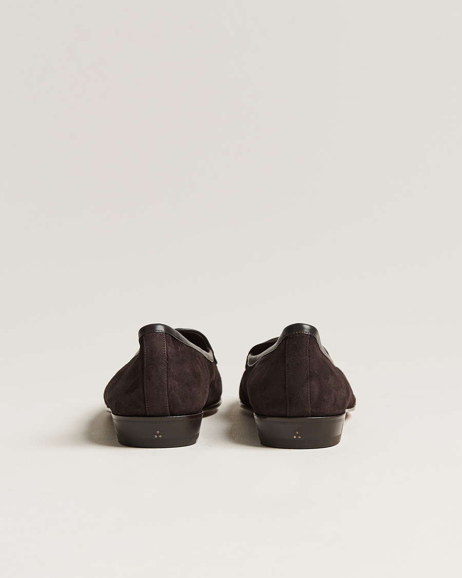 Herre | Loafers | Baudoin & Lange | Sagan Classic Tassel Loafers Dark Brown Suede