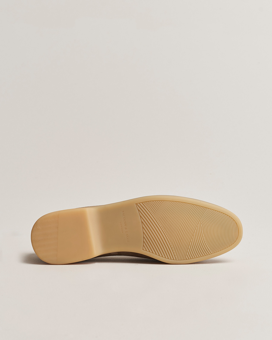 Herre | Loafers | Baudoin & Lange | Stride Loafers Taupe Suede