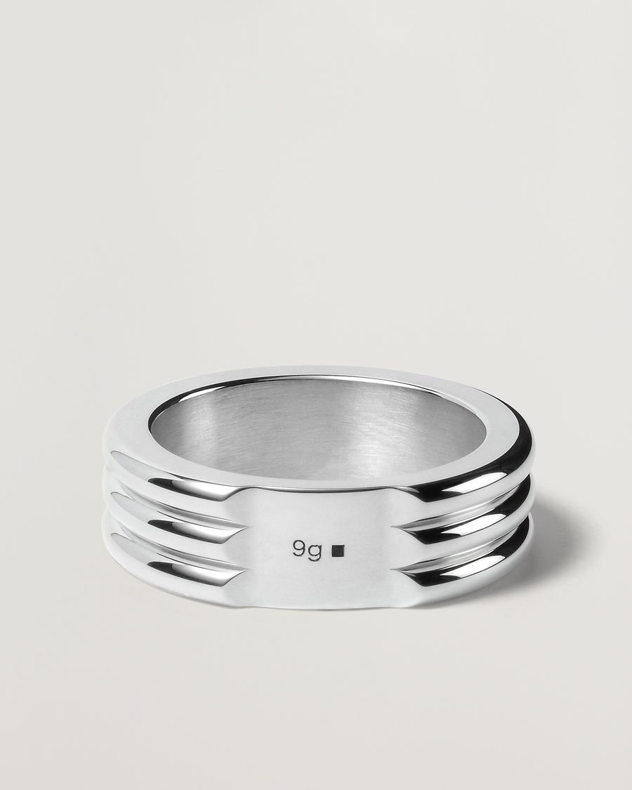 Herre | LE GRAMME Godron Ring Sterling Silver 9g | LE GRAMME | Godron Ring Sterling Silver 9g