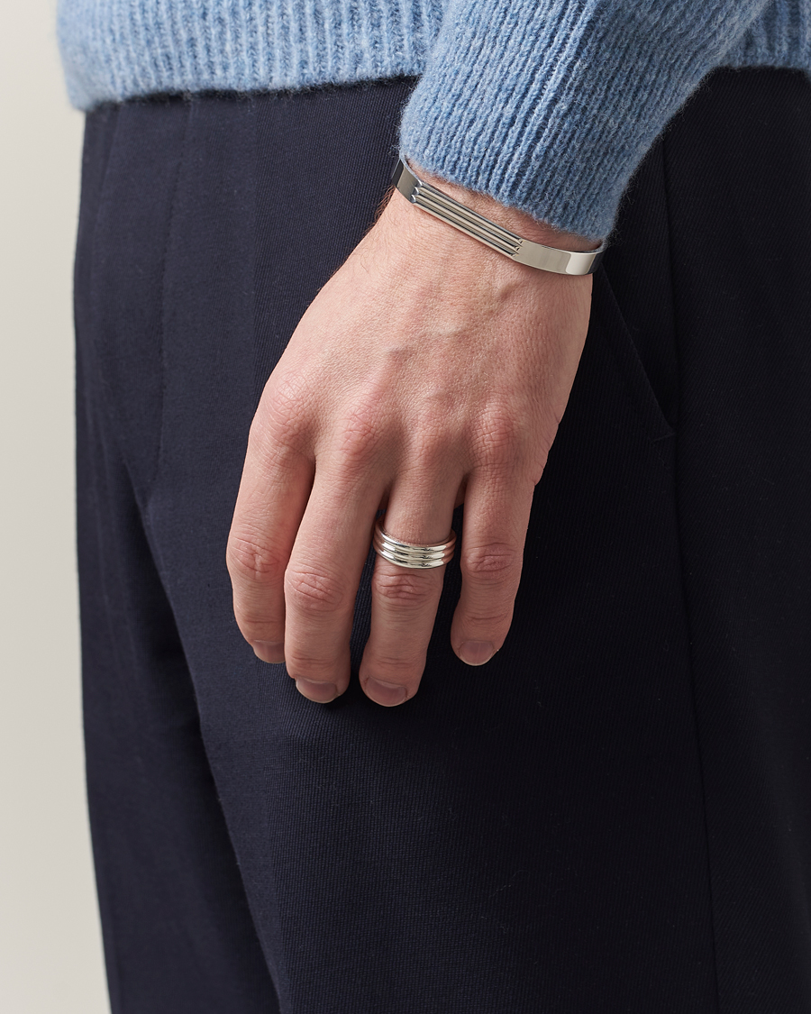 Herre | Contemporary Creators | LE GRAMME | Godron Ring Sterling Silver 9g