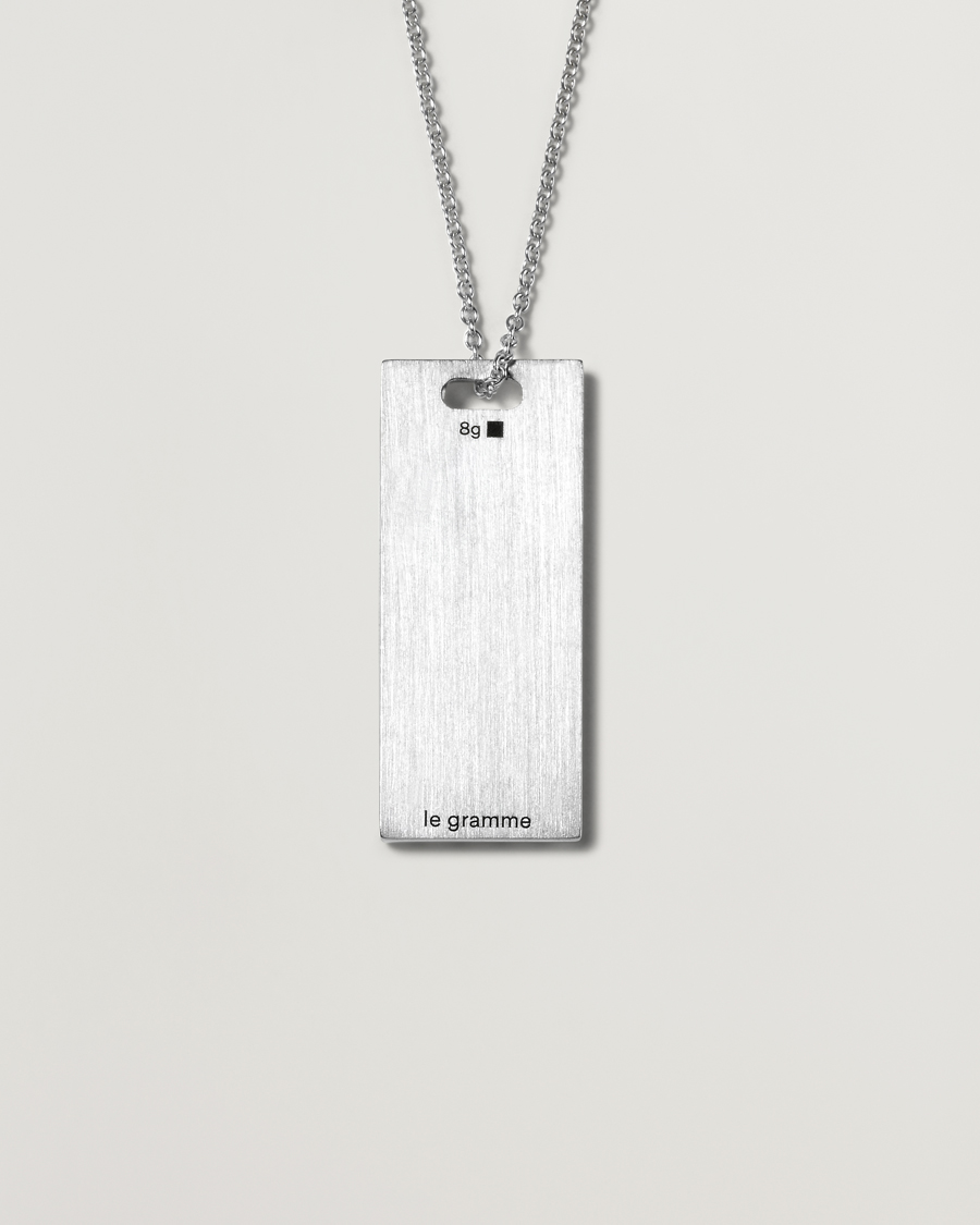 Herre | Contemporary Creators | LE GRAMME | Godron Necklace Sterling Silver 8g