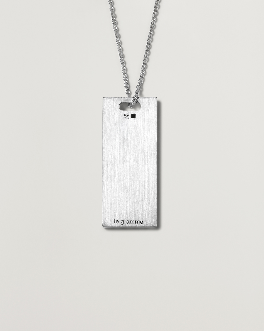 Herre | Assesoarer | LE GRAMME | Godron Necklace Sterling Silver 8g