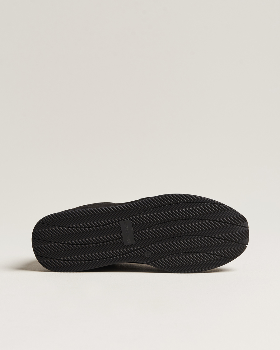 Herre | Myrqvist Stensund Running Sneaker Black Suede | Myrqvist | Stensund Running Sneaker Black Suede