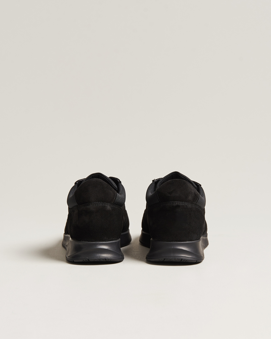 Herre | Myrqvist Stensund Running Sneaker Black Suede | Myrqvist | Stensund Running Sneaker Black Suede