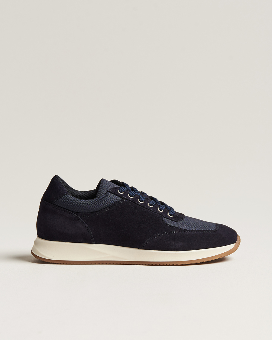 Herre | Sneakers | Myrqvist | Stensund Running Sneaker Navy Suede