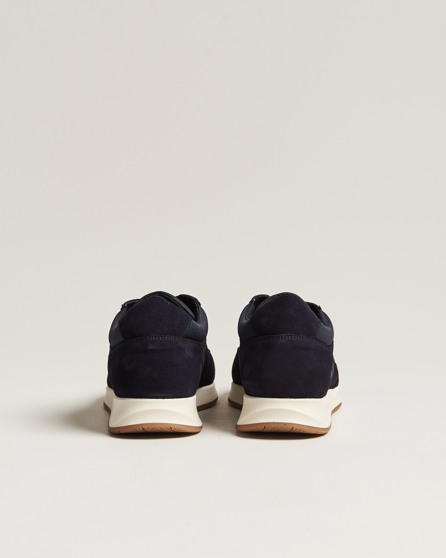 Herre | Sneakers | Myrqvist | Stensund Running Sneaker Navy Suede