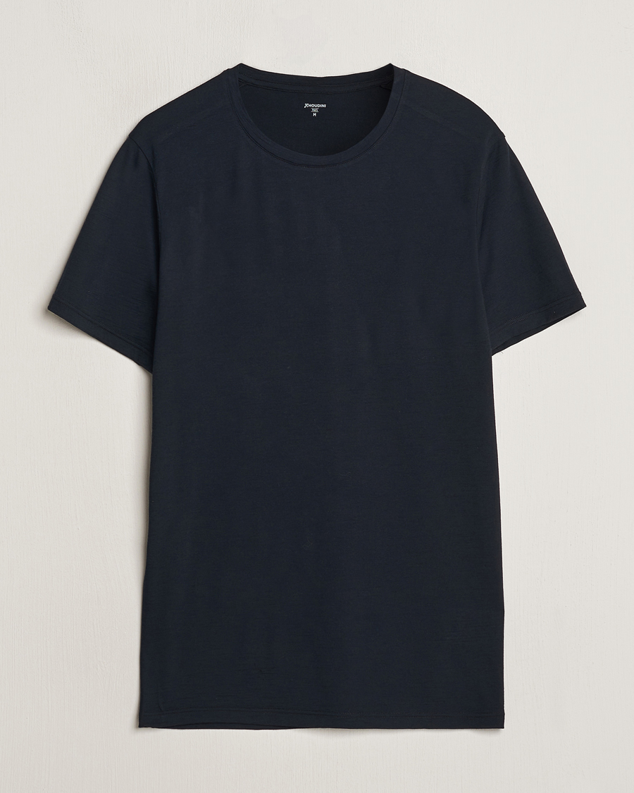 Herre | T-Shirts | Houdini | Desoli Merino T-Shirt True Black
