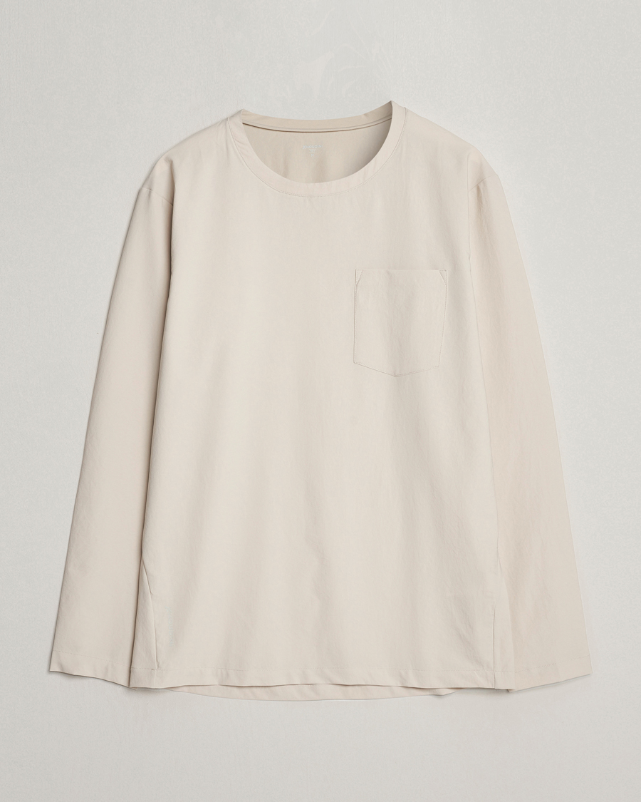 Herre | T-Shirts | Houdini | Cover Crew Quick Dry Long Sleeve Foggy Mountain