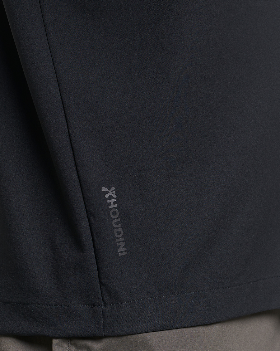 Herre | T-Shirts | Houdini | Cover Crew Quick Dry Long Sleeve True Black