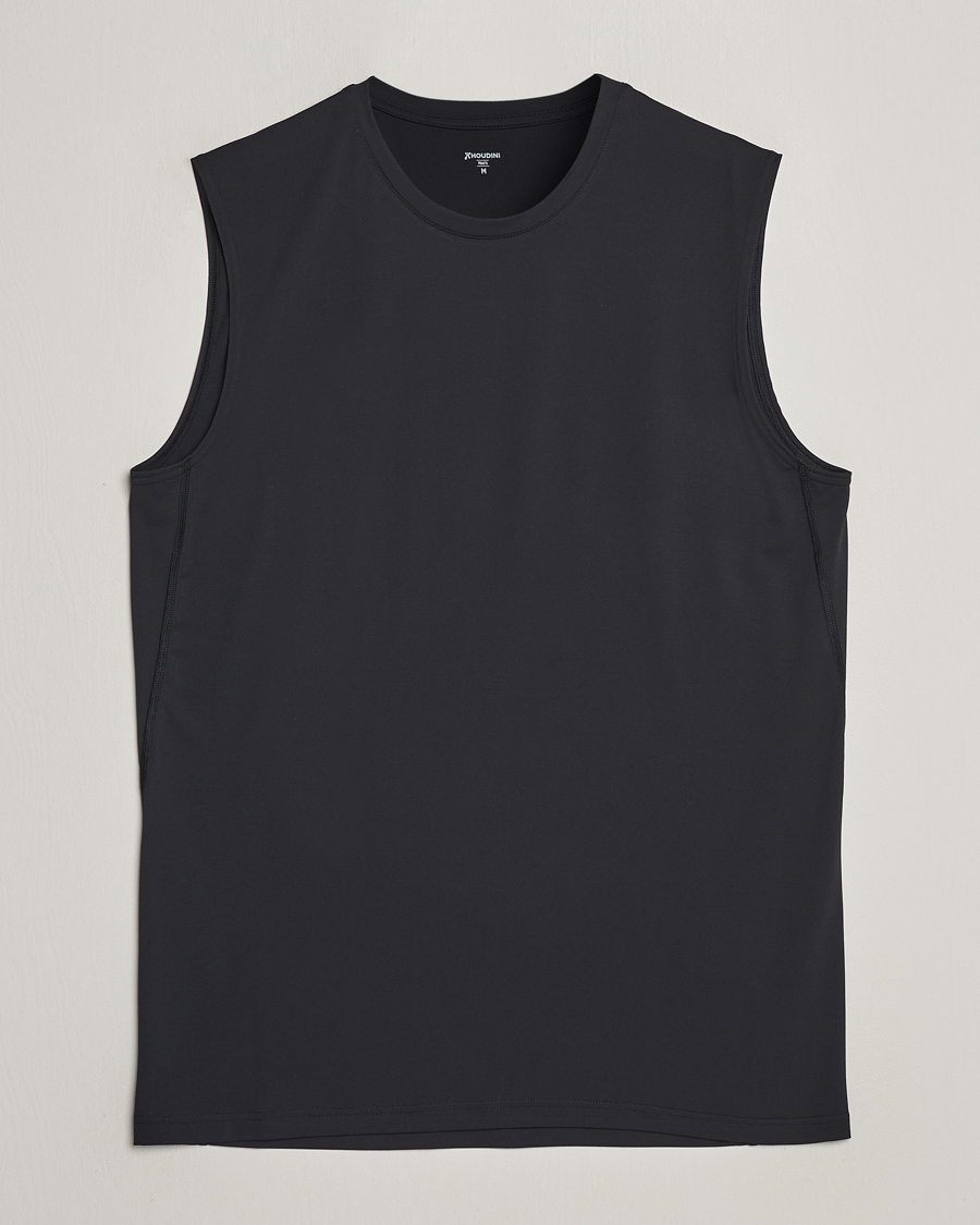 Herre | T-Shirts | Houdini | Pace Air Tank True Black