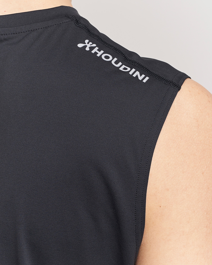 Herre | T-Shirts | Houdini | Pace Air Tank True Black