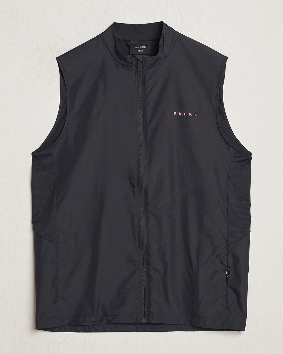 Herre | Gensere | Falke Sport | Falke Recycled Running Vest Black