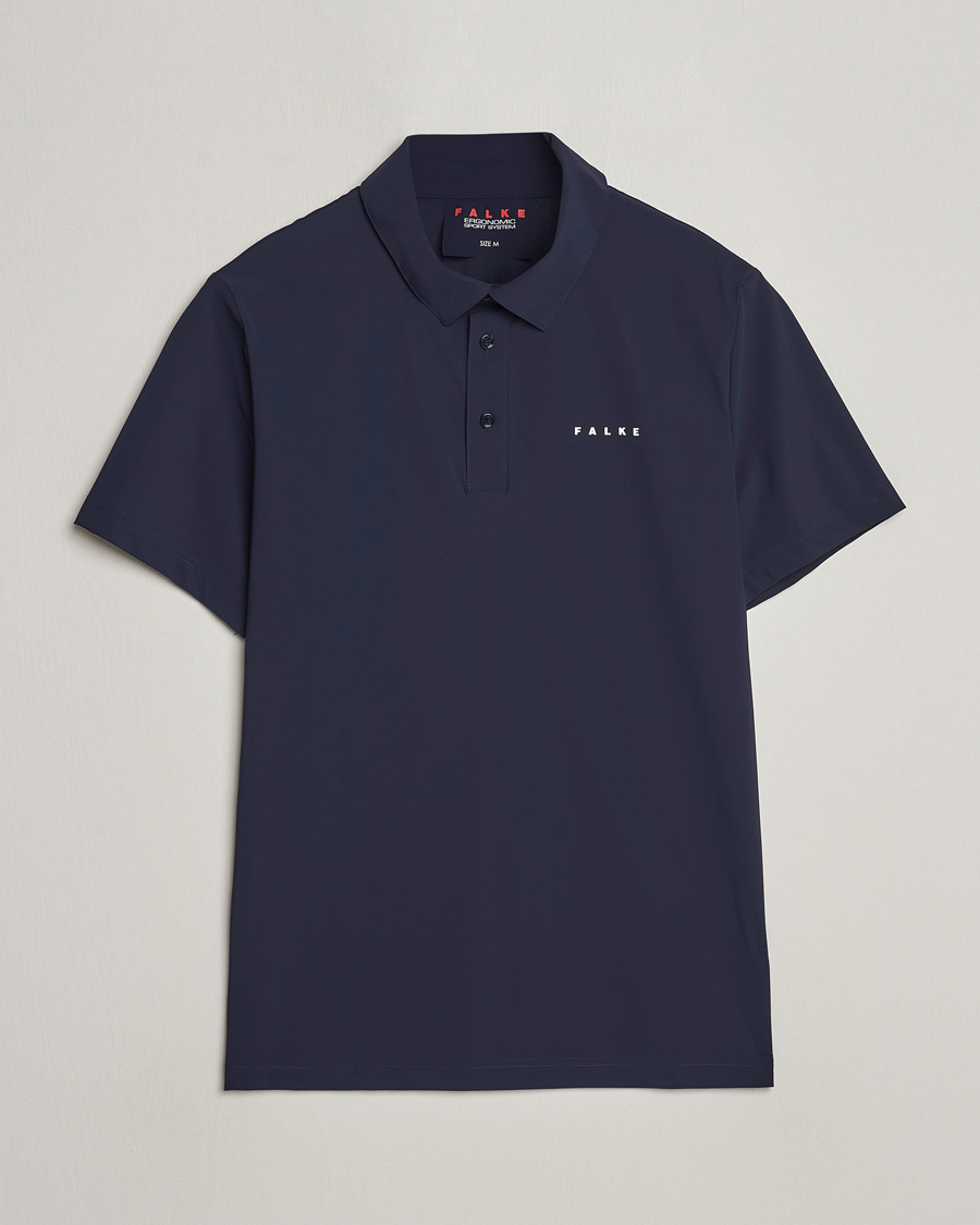 Herre | Pikéer | Falke Sport | Falke Performance Polo Shirt Space Blue