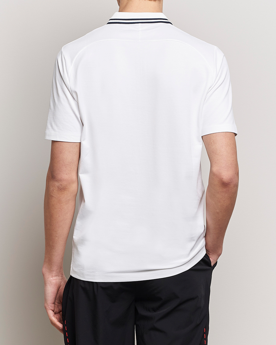 Herre | Pikéer | Falke Sport | Falke Zip Polo Shirt White