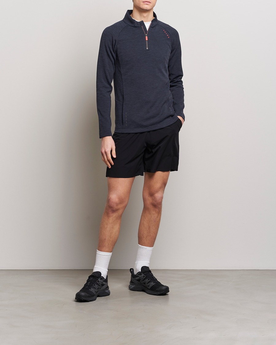 Herre | Gensere | Falke Sport | Falke Core Half Zip Warm Up Shirt Black