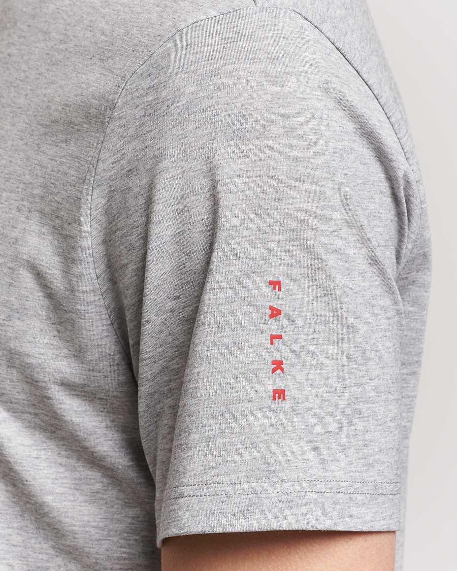 Herre | T-Shirts | Falke Sport | Falke Core Running T-Shirt Grey Heather