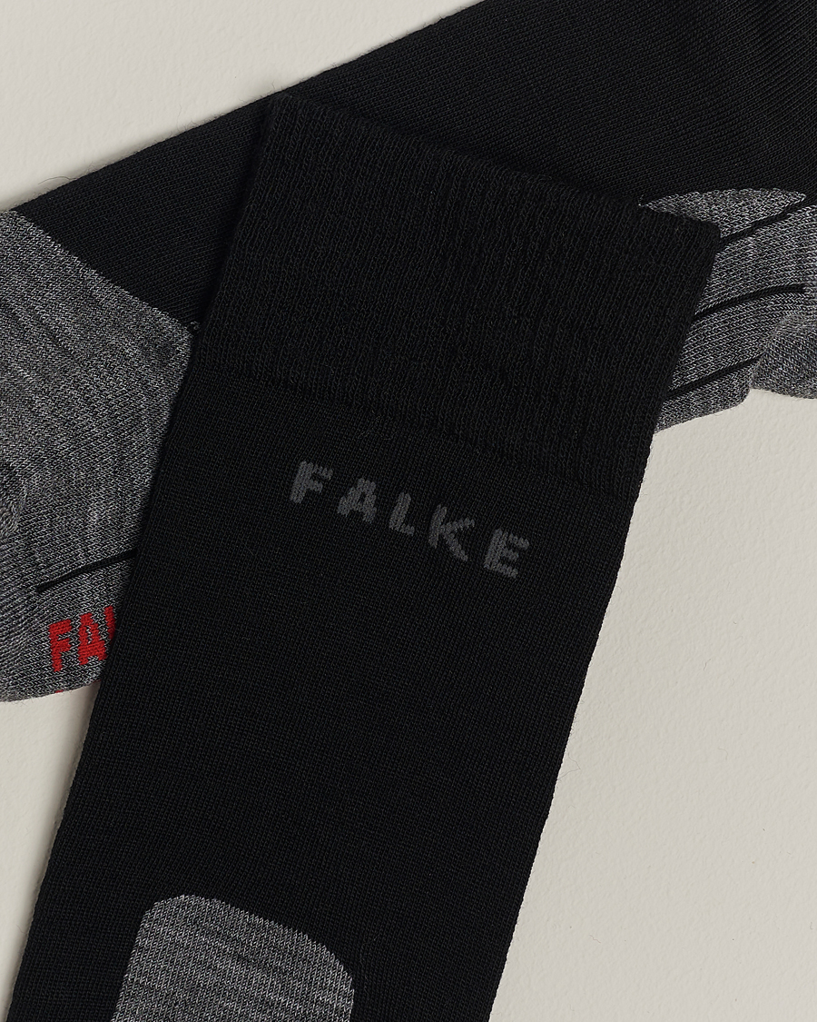 Herre | Vanlige sokker | Falke Sport | Falke TK5 Wander Trekking Socks Black Mix