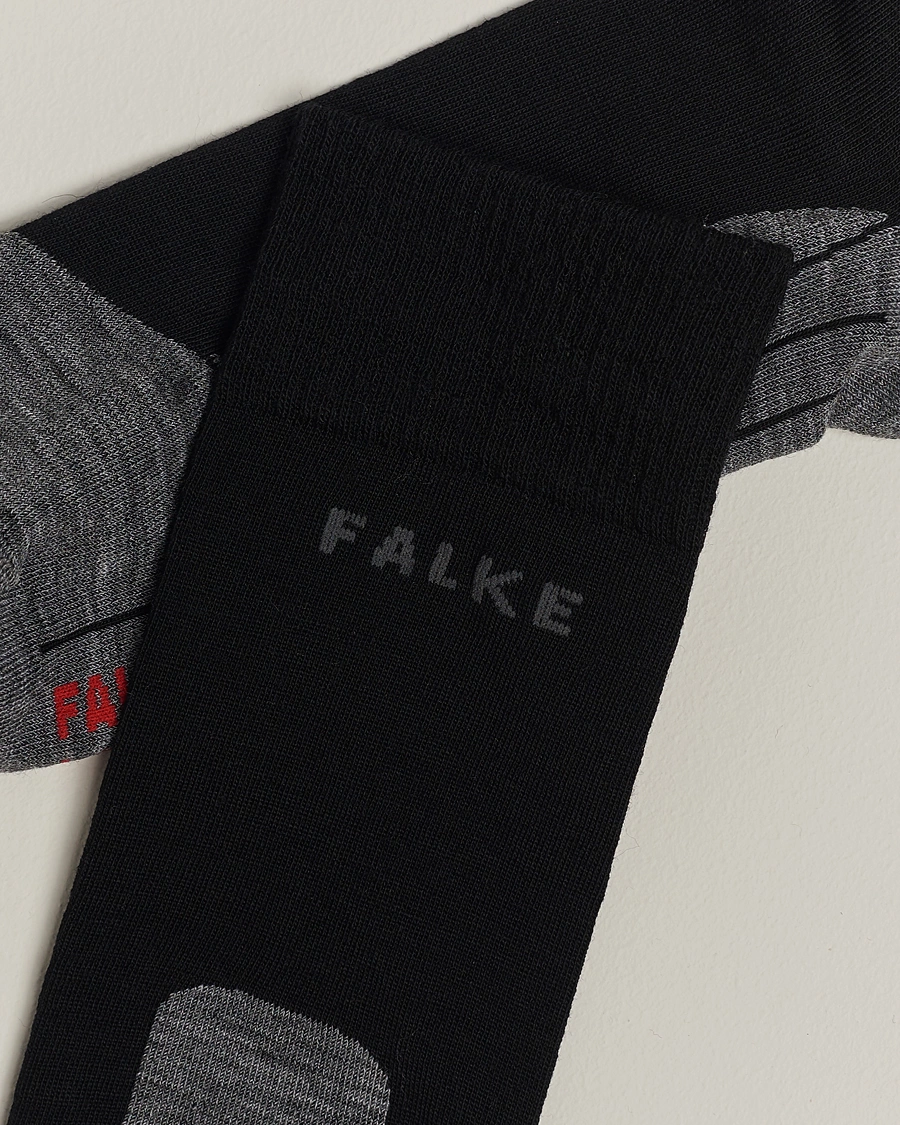 Herre | Undertøy | Falke | TK5 Wander Trekking Socks Black Mix