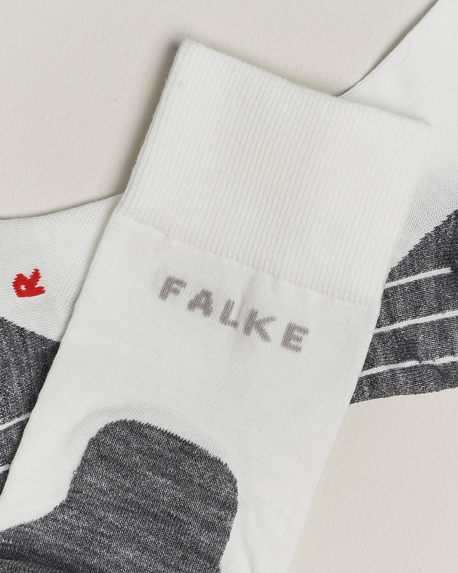Herre | Vanlige sokker | Falke Sport | Falke RU4 Endurance Running Socks White Mix