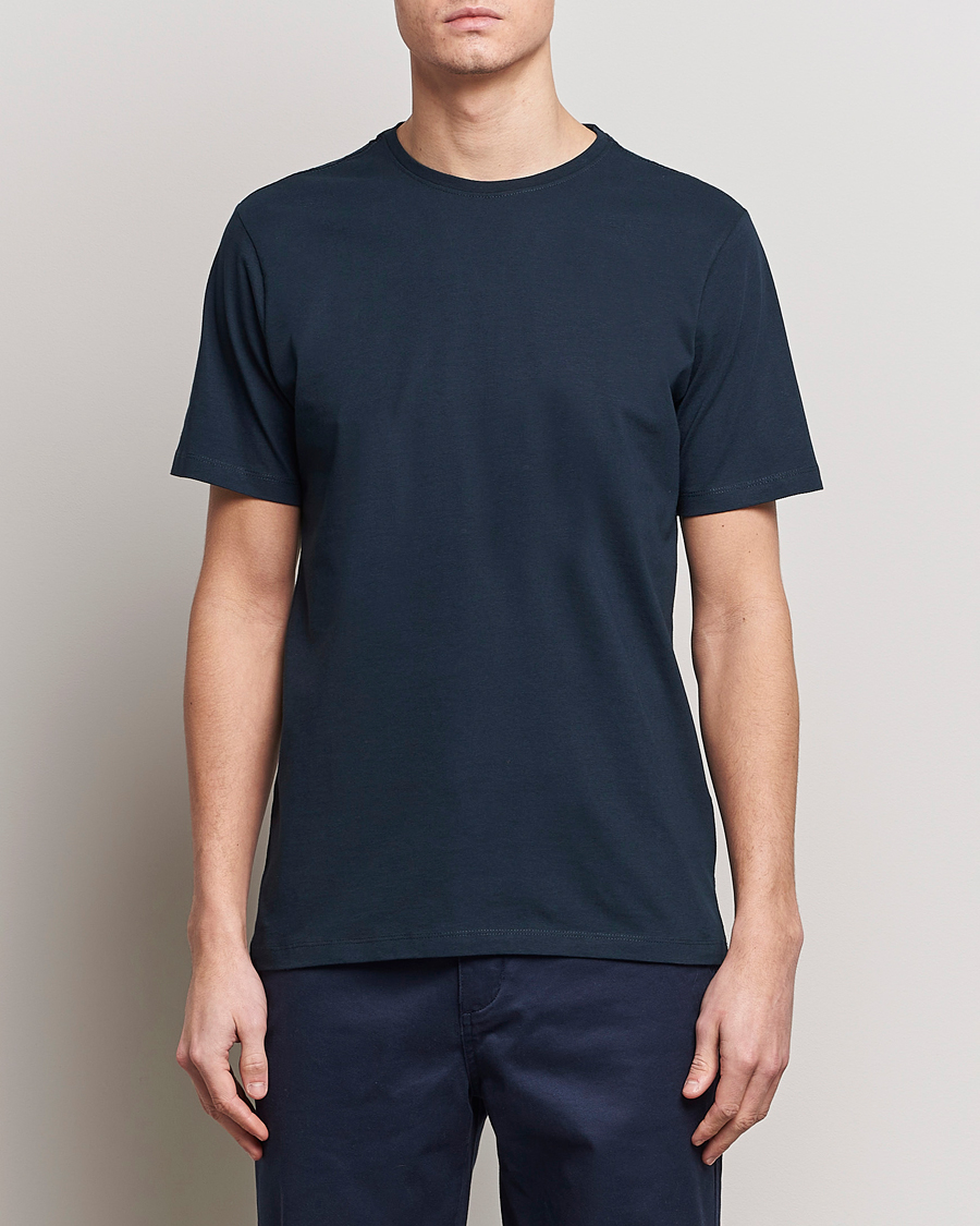 Herr |  | KnowledgeCotton Apparel | Agnar Basic T-Shirt Total Eclipse