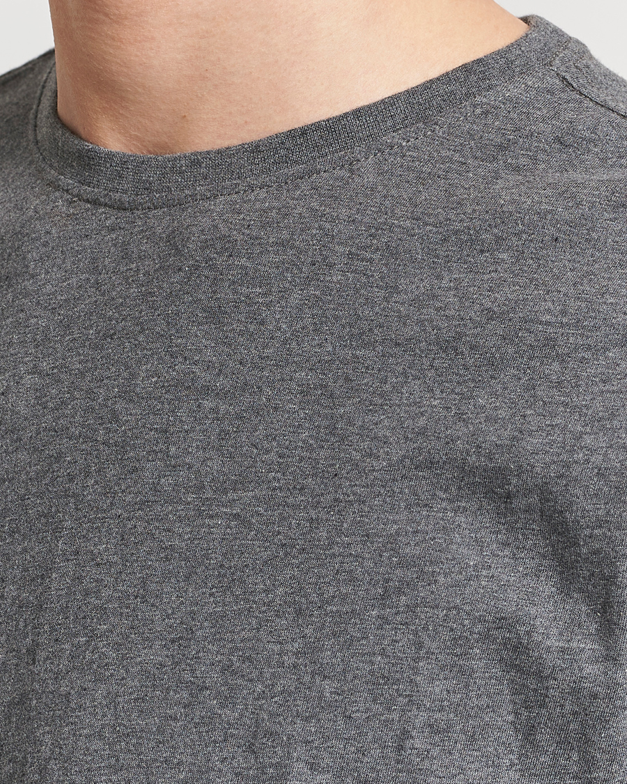 Herre | T-Shirts | KnowledgeCotton Apparel | Agnar Basic T-Shirt Dark Grey Melange