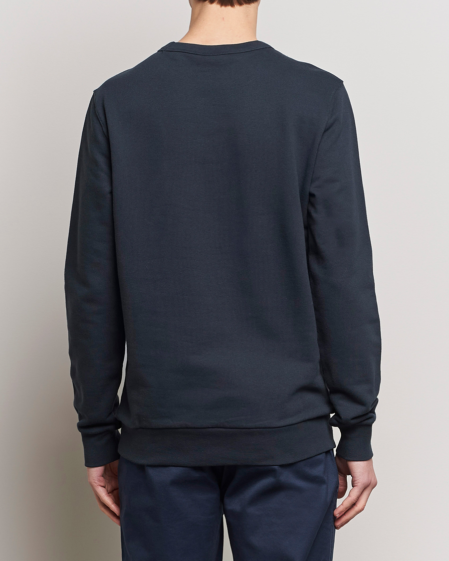 Herre | Gensere | KnowledgeCotton Apparel | Erik Badge Sweatshirt Total Eclipse