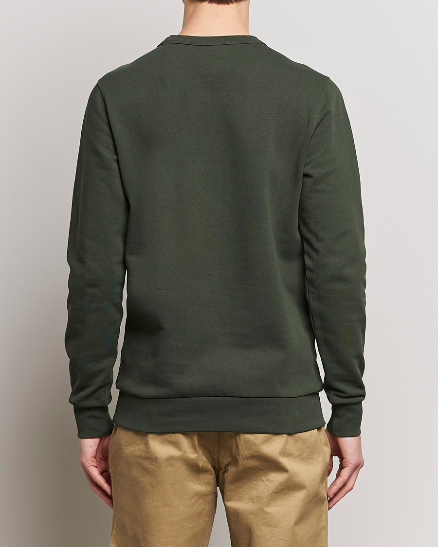 Herre | Gensere | KnowledgeCotton Apparel | Erik Badge Sweatshirt Forest Night