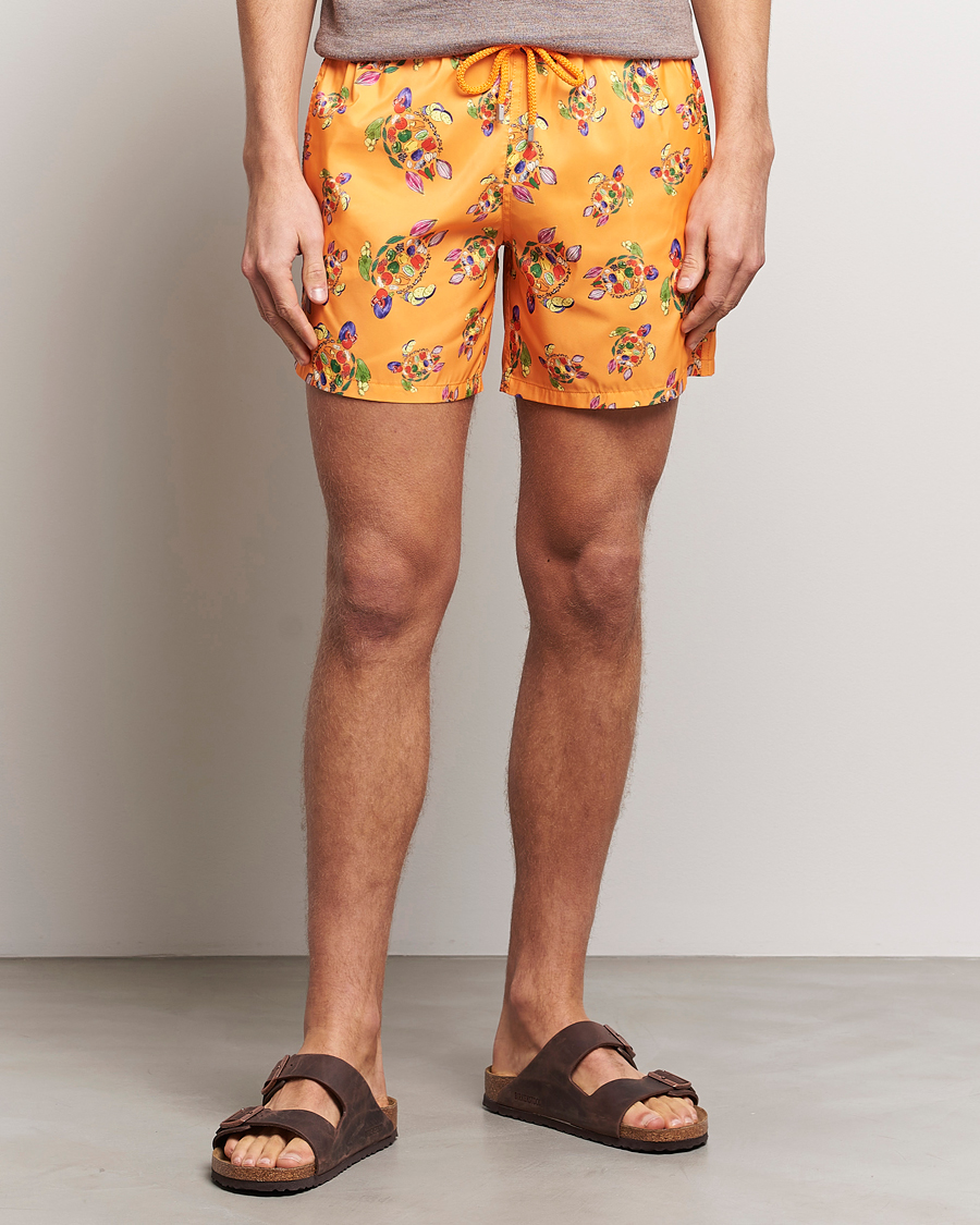 Herre | | Vilebrequin | Mahina Rataturtles Swim Shorts Carotte