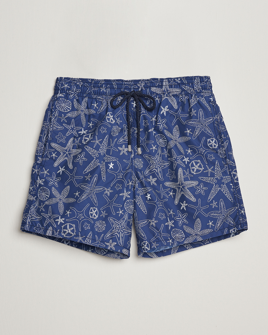 Herre | | Vilebrequin | Moorea Starlettes Swim Shorts Encre