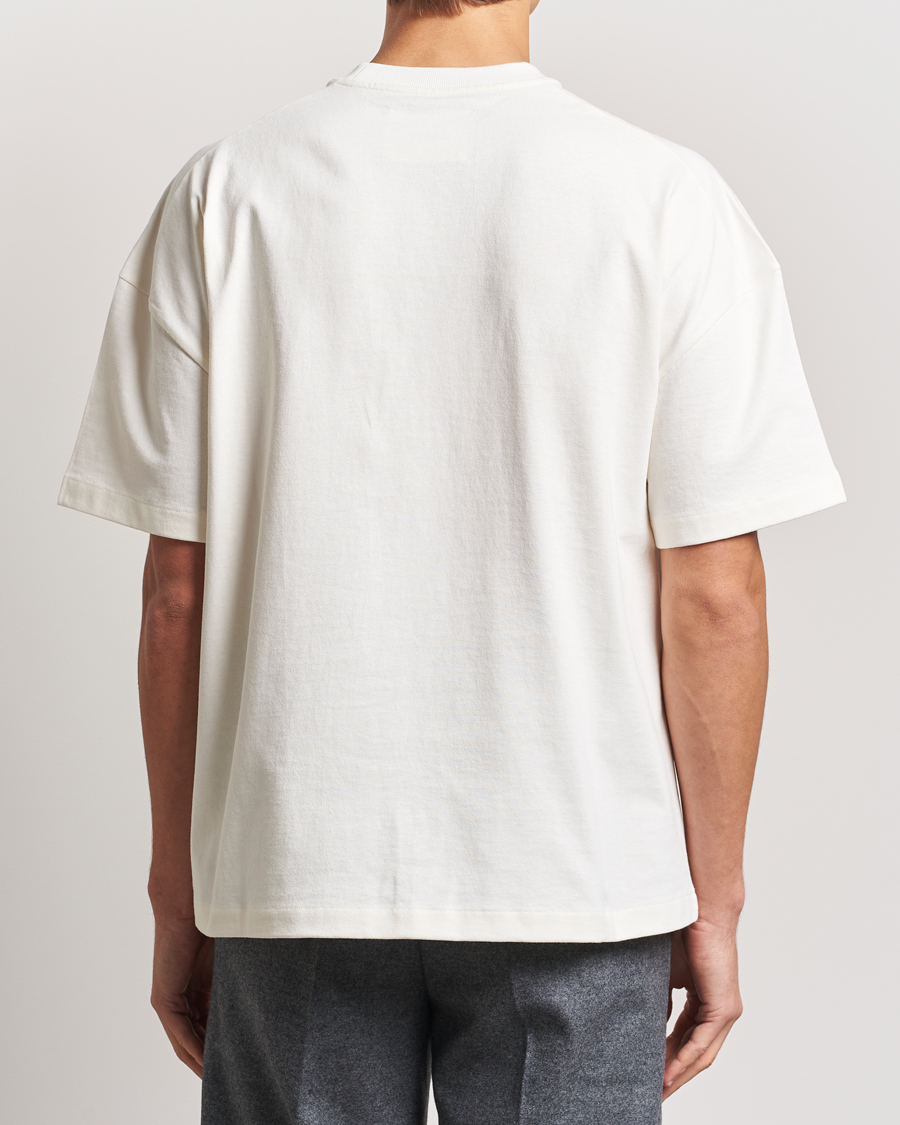 Herre | T-Shirts | Jil Sander | Round Collar Logo T-Shirt White