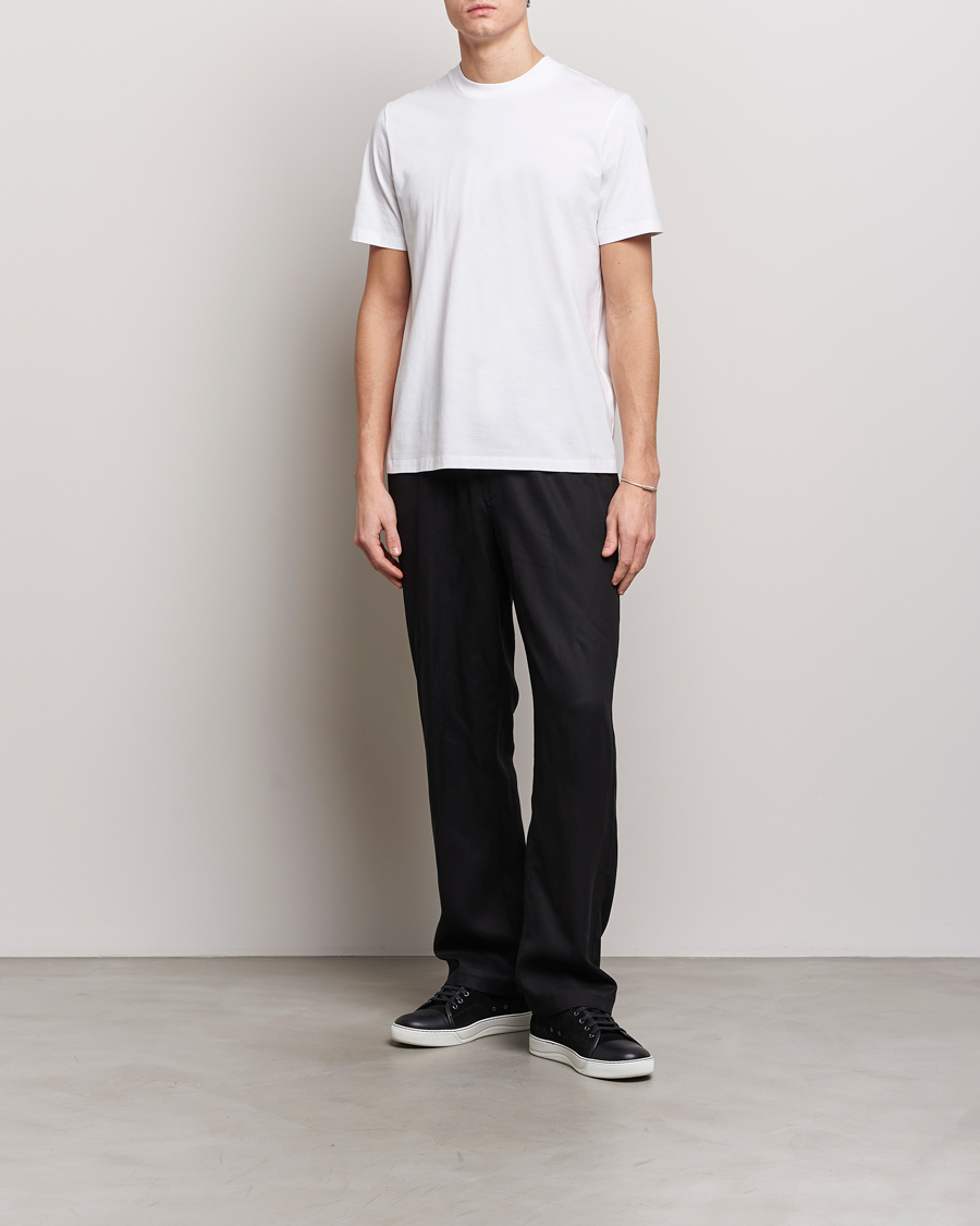 Herre | T-Shirts | Jil Sander | Round Collar Simple T-Shirt White