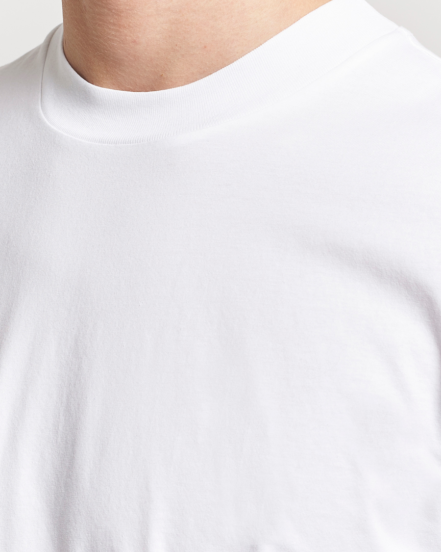 Herre | T-Shirts | Jil Sander | Round Collar Simple T-Shirt White