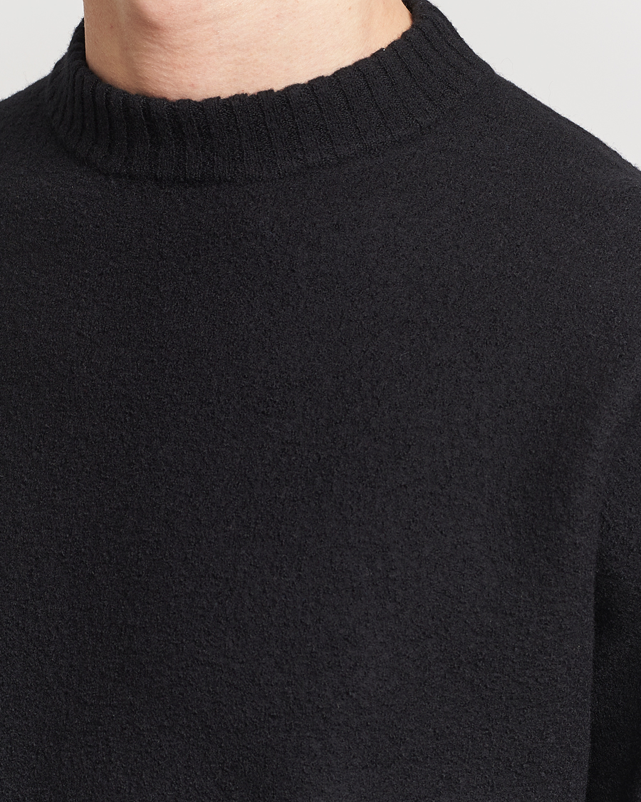 Herre | Gensere | Jil Sander | Lightweight Merino Wool Sweater Black