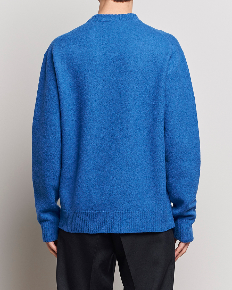Herre | Gensere | Jil Sander | Lightweight Merino Wool Sweater Space Blue