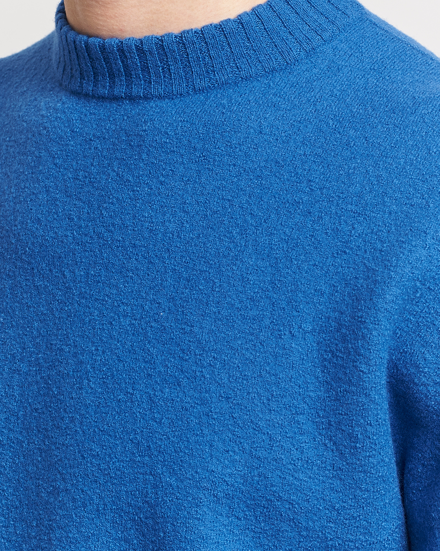 Herre | Gensere | Jil Sander | Lightweight Merino Wool Sweater Space Blue