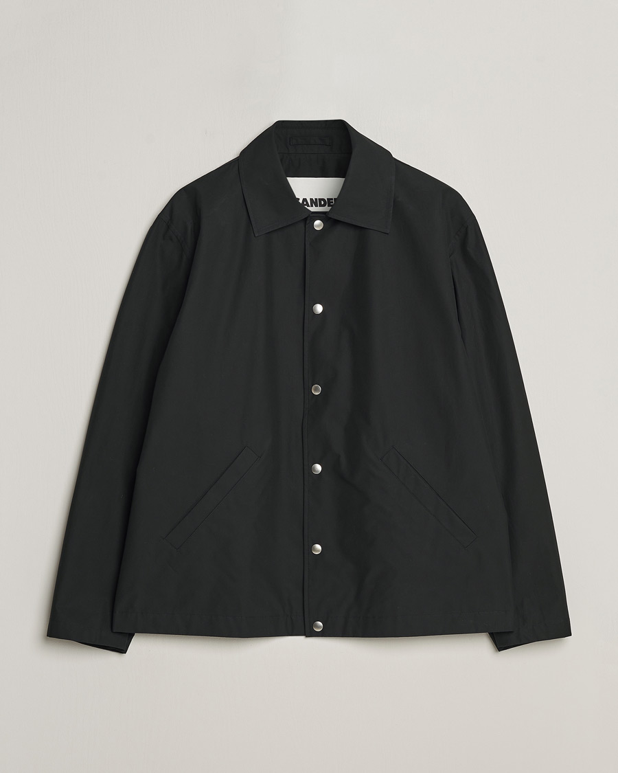 Herre | Jakker | Jil Sander | Back Printed Coach Jacket Black