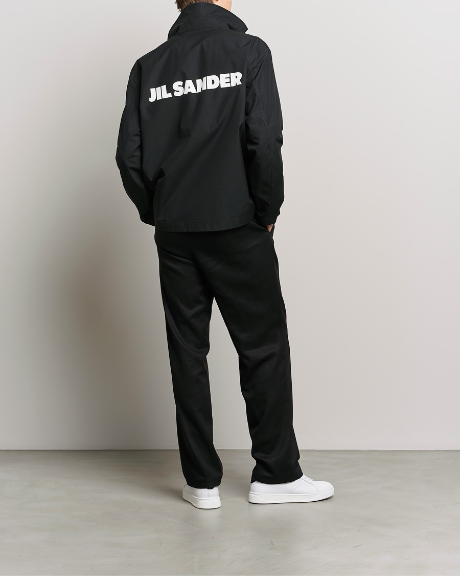 Herre | Jakker | Jil Sander | Back Printed Coach Jacket Black
