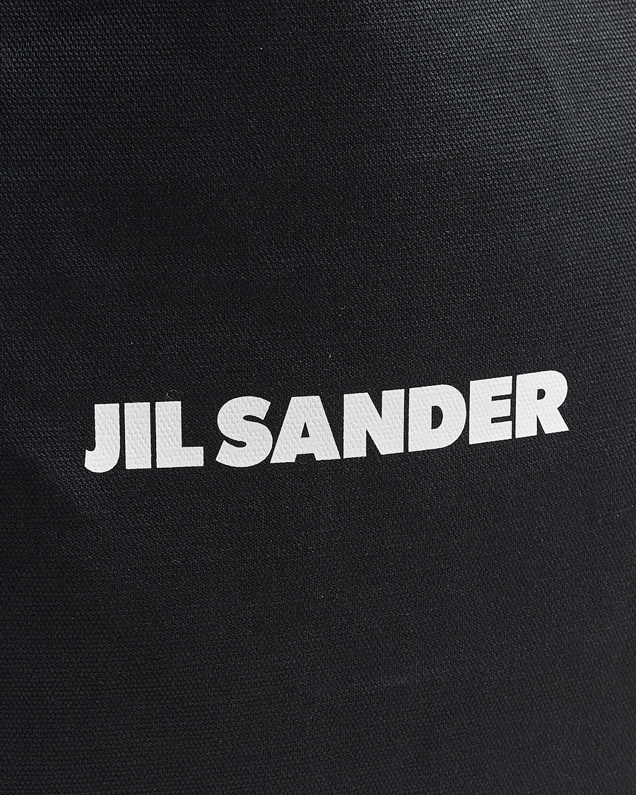 Herre | Jil Sander Canvas Logo Totebag Black | Jil Sander | Canvas Logo Totebag Black