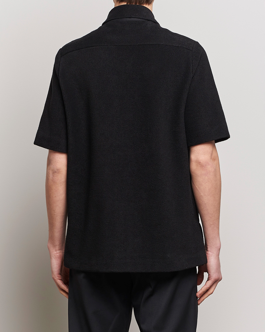 Herre | Skjorter | Jil Sander | Full Zip Camp Shirt Black