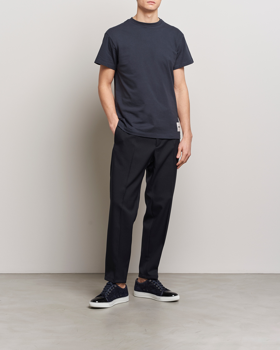 Herre | T-Shirts | Jil Sander | 3-Pack Short Sleeve T-Shirts White/Navy/Black