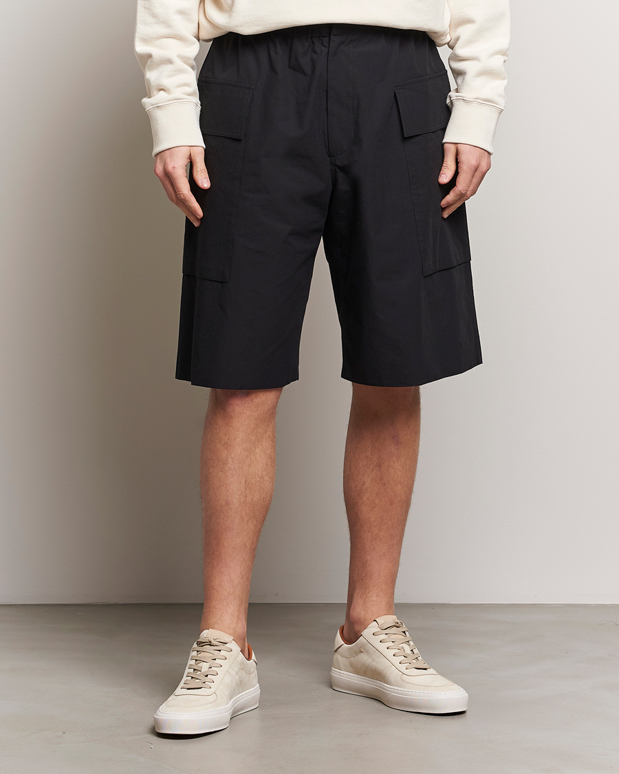 Herre | Nye varemerker | Jil Sander | Relaxed Fit Drawstring Shorts Black