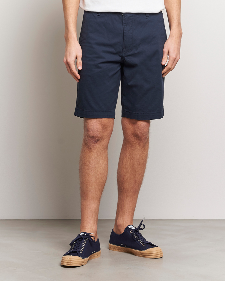 Herre |  | Levi's | Garment Dyed Chino Shorts Blatic Navy