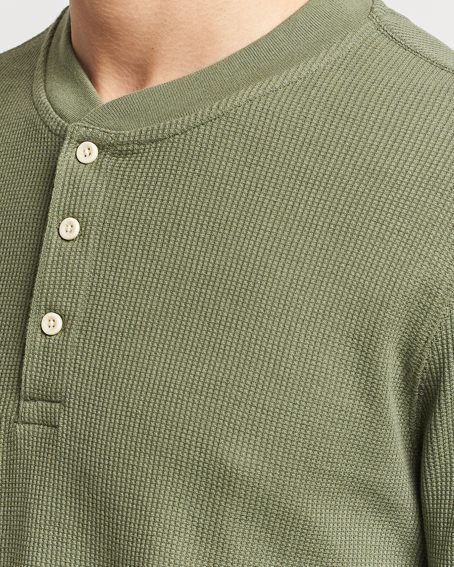 Herre | Gensere | Levi's | Thermal Henley Bluish Olive