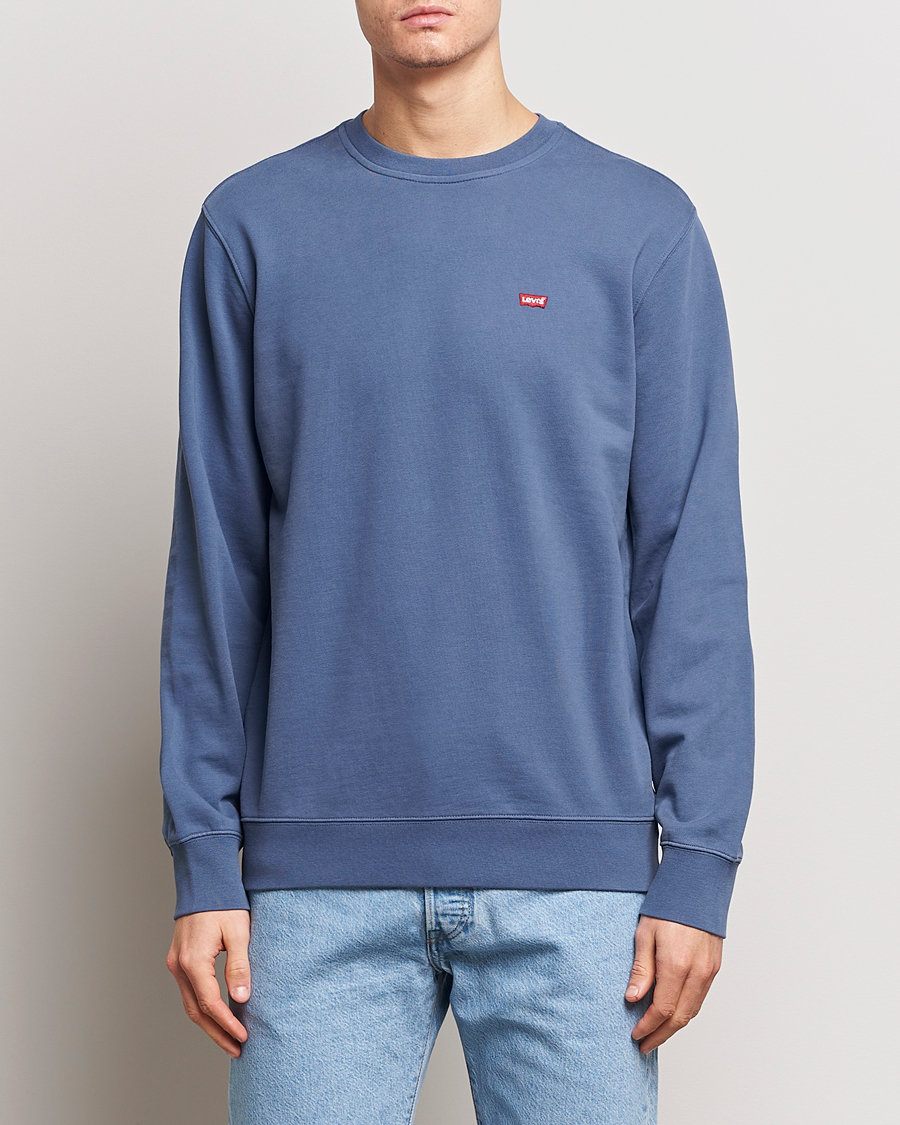 Herre |  | Levi\'s | Original Crew Neck Sweatshirt Vintage Indigo