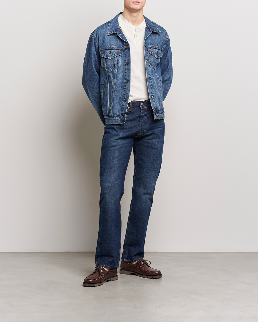 Herre | Jakker | Levi's | Relaxed Fit Trucker Denim Jacket Waterfalls